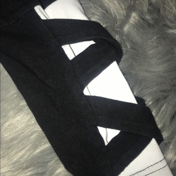 Black and White Justice Sport Leggings - Picture 2 of 3